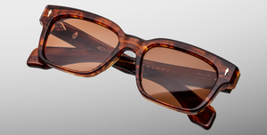 Jacques Marie Mage Molino 55 Bourbon Sonnenbrille in Braun - limitierte, handgefertigte Luxusbrille aus Acetat