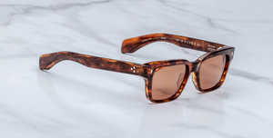 Jacques Marie Mage Molino 55 Bourbon Sonnenbrille in Braun - limitierte, handgefertigte Luxusbrille aus Acetat
