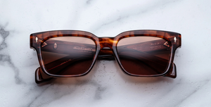 Jacques Marie Mage Molino 55 Bourbon Sonnenbrille in Braun - limitierte, handgefertigte Luxusbrille aus Acetat