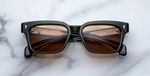 Jacques Marie Mage Molino 55 Borneo Sonnenbrille in Grün - limitierte, handgefertigte Luxusbrille aus Acetat