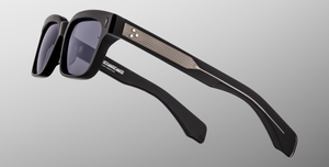 Jacques Marie Mage Molino 55 Raven Sonnenbrille in Schwarz - limitierte, handgefertigte Luxusbrille aus Acetat