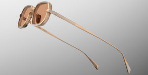 Jacques Marie Mage Squadron Darjeeling Sonnenbrille in Gold - limitierte, handgefertigte Luxusbrille