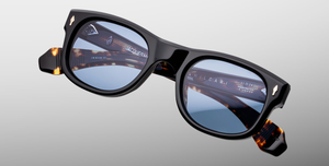 Jacques Marie Mage Amilcar Noir Sonnenbrille in Schwarz - limitierte, handgefertigte Luxusbrille