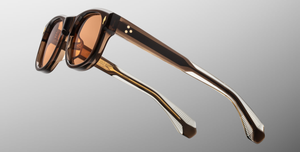 Jacques Marie Mage Amilcar London Sonnenbrille in Braun - limitierte, handgefertigte Luxusbrille