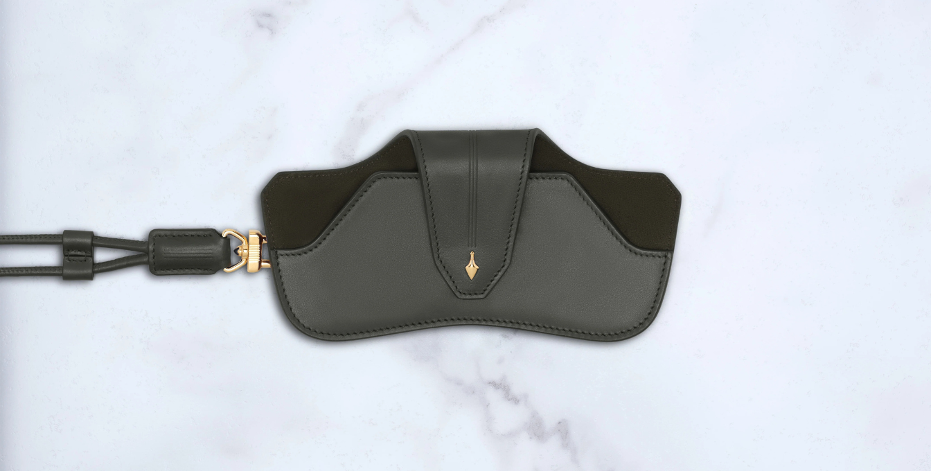 Jacques Marie Mage Leather Goods in Hunter in Agave