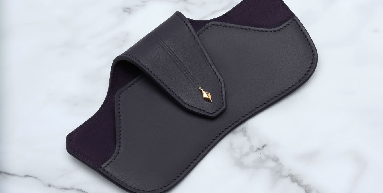 Jacques Marie Mage Leather Goods in Hunter in Navy