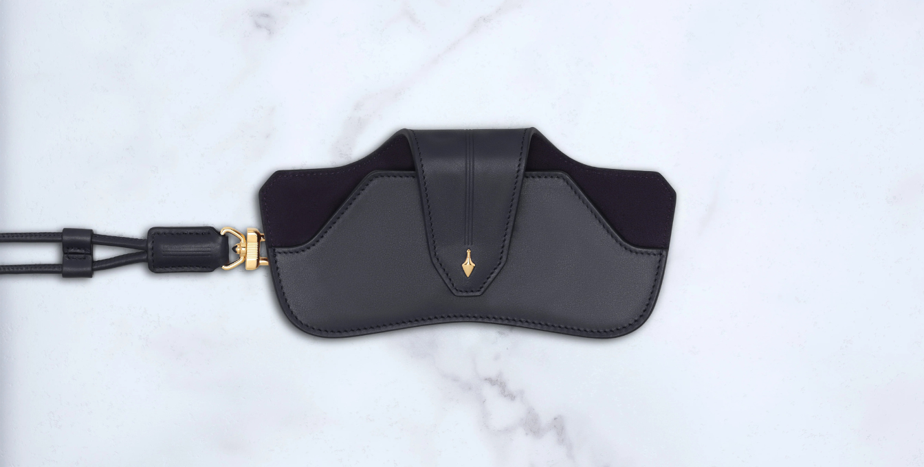 Jacques Marie Mage Leather Goods in Hunter in Navy