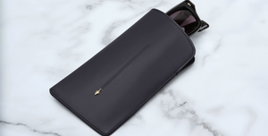 Jacques Marie Mage Circa Slip Case in Navy