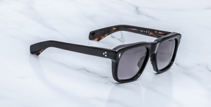 Jacques Marie Mage Yves Noir 11 Sonnenbrille in Schwarz - limitierte, handgefertigte Luxusbrille in Eckig