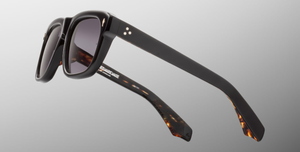 Jacques Marie Mage Yves Noir 11 Sonnenbrille in Schwarz - limitierte, handgefertigte Luxusbrille in Eckig