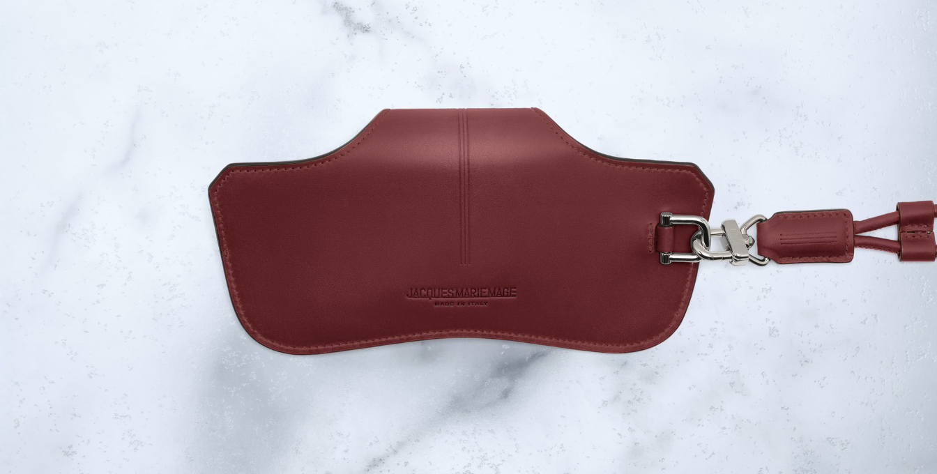 Jacques Marie Mage Leather Goods in Hunter in Bordeaux Empire