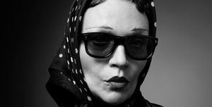 Jacques Marie Mage Amilcar Borneo Sonnenbrille in Schwarz - limitierte, handgefertigte Luxusbrille mit runder Form