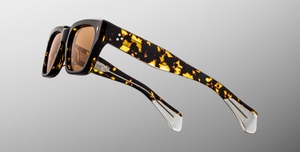 Jacques Marie Mage Fellini Tokyo Sonnenbrille in Braun - limitierte, handgefertigte Luxusbrille 