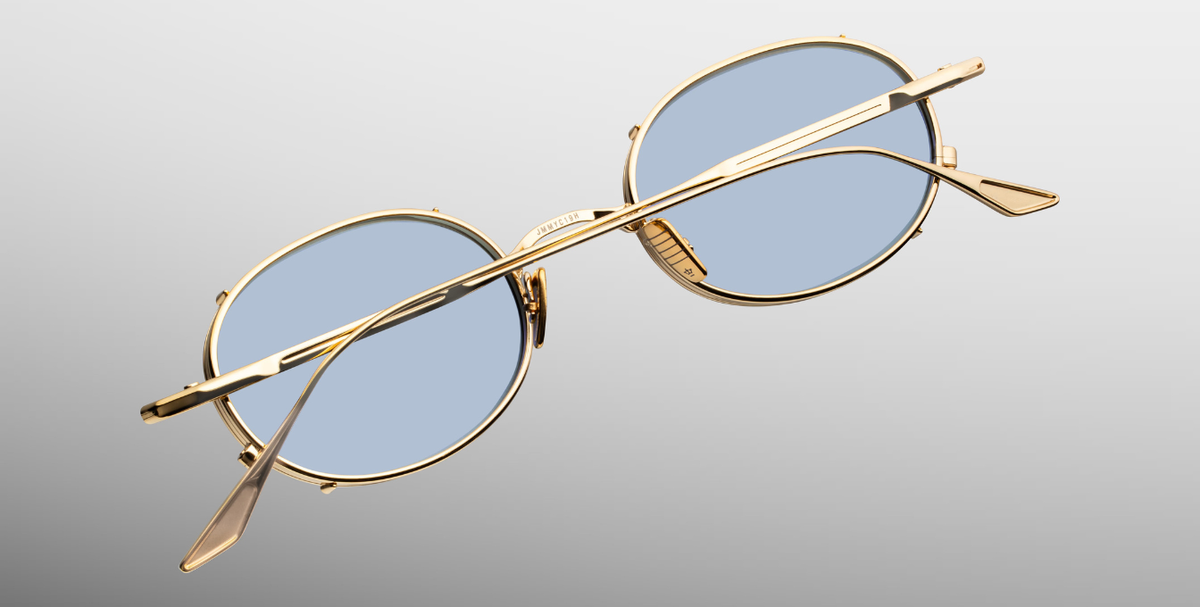 Jacques Marie Mage Violet | Ciel Sonnenbrille in Gold - limitierte, handgefertigte Luxusbrille