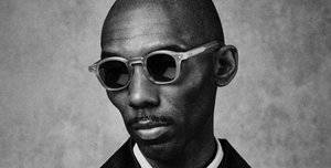 Runde Jacques Marie Mage Zephirin Brun Sonnenbrille in Schwarz - limitierte, handgefertigte Luxusbrille aus Japan