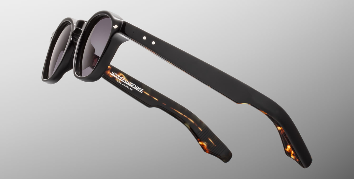 Jacques Marie Mage Zephirin Noir 11 Sonnenbrille in Schwarz - limitierte, handgefertigte Luxusbrille aus Japan