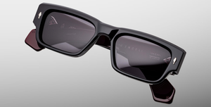 Jacques Marie Mage Engel | Bloodstone Sonnenbrille in Schwarz - limitierte, handgefertigte Luxusbrille aus Japan