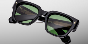 JMM Enzo Venom Luxussonnenbrille in Schwarz und grünen Gläsern in limitierter Auflage