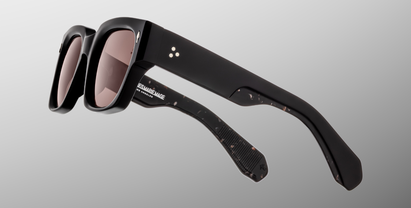 JMM Enzo Willow Luxussonnenbrille in Schwarz und braunen Gläsern in limitierter Auflage