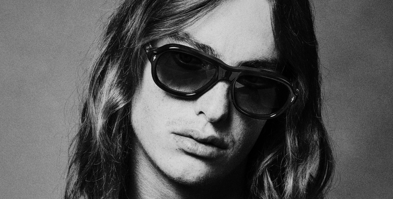 Jacques Marie Mage Richard Cobra Luxussonnenbrille mit schwarzem Rahmen und grünen Gläsern
