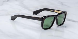 Jacques Marie Mage Yves Venom Sonnenbrille in Schwarz - limitierte, handgefertigte Luxusbrille