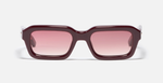 John Dalia P15 | C182 - Luxussonnenbrille mit rosegoldenem Rahmen und rosé Gläsern.