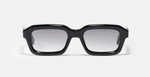 John Dalia P15 | C600 - Luxussonnenbrille mit goldener Rahmen und grauen Gläsern.