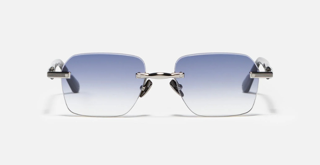 John Dalia Dwayne | C528 - Luxussonnenbrille in Schwarz und Blau