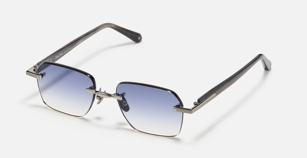 John Dalia Dwayne | C528 - Luxussonnenbrille in Schwarz und Blau