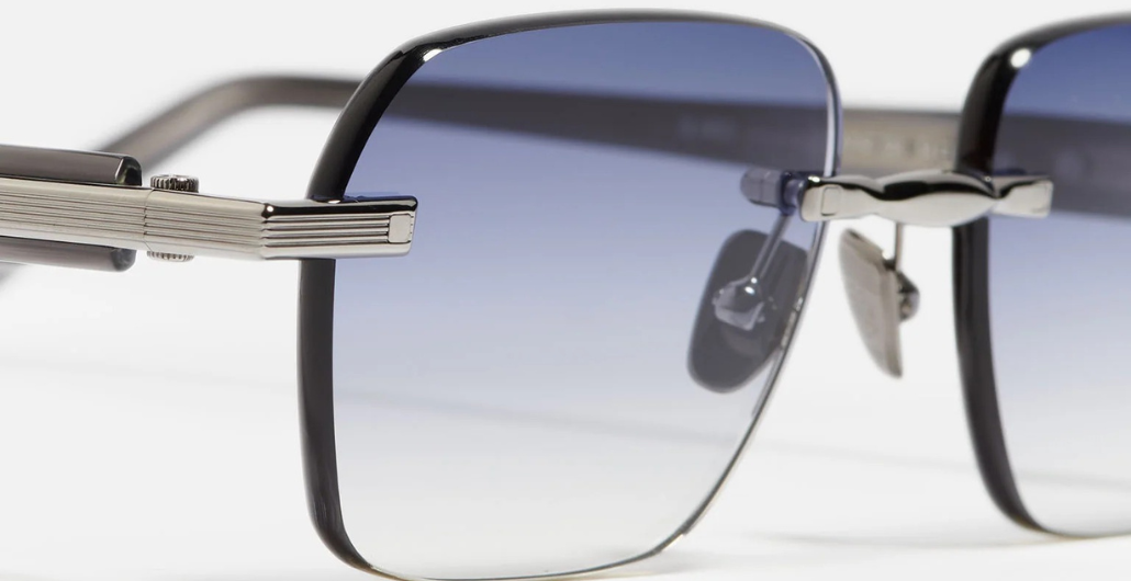 John Dalia Dwayne | C528 - Luxussonnenbrille in Schwarz und Blau