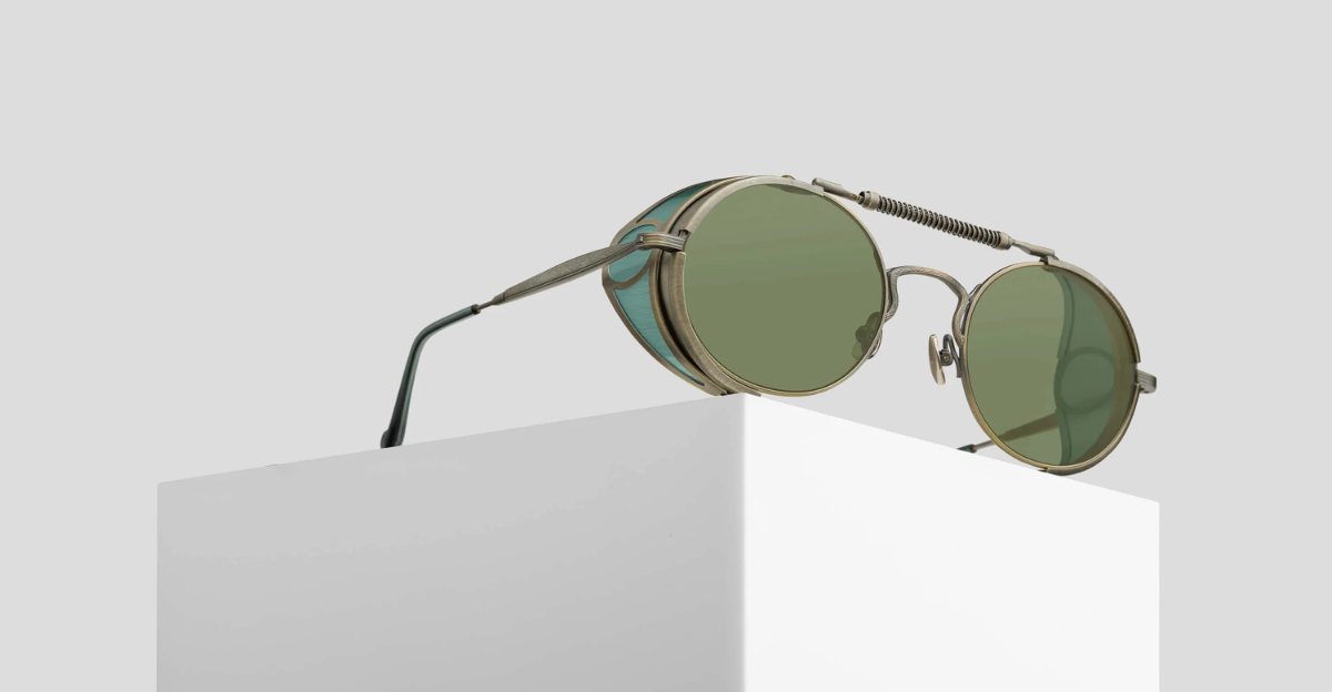 Matsuda 2809H-V2 | Antique Gold - Bottle Green