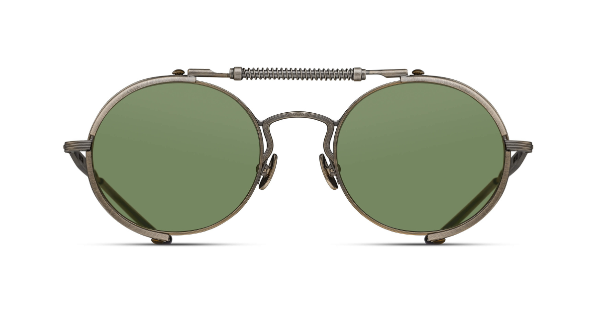 Matsuda 2809H-V2 | Antique Gold - Bottle Green