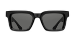 Matsuda M1033 | Black - Luxussonnenbrille mit schwarzem Rahmen und grauen Gläsern handgemacht in Japan 