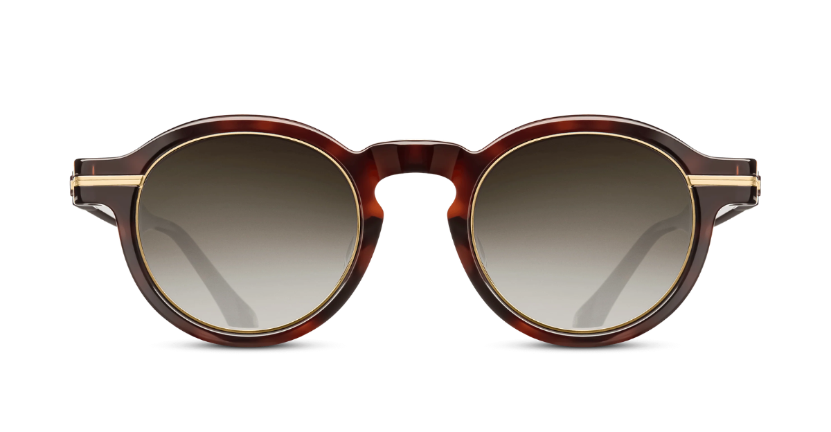 M2050 | Dark Tortoise - Antique Gold - Luxussonnenbrille handgefertigt in Japan