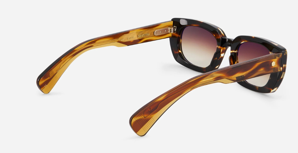 Sato Sinistra | CG-1- Luxus-Sonnenbrille aus Acetat, hergestellt in Japan in Eckig