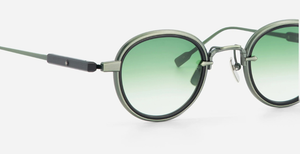 Runde Sato Lyra | MG/B-1 - luxus Sonnenbrille aus Titan, hergestellt in Japan