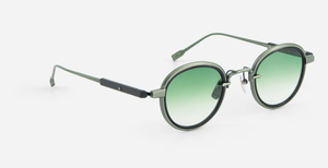 Runde Sato Lyra | MG/B-1 - luxus Sonnenbrille aus Titan, hergestellt in Japan
