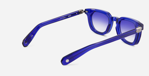 Sato Keid | NB/AS-1 - luxuriöse Sonnenbrille in blau mit blauen verlaufsgläsern, gefertigt in Japan