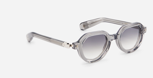 Elnat | MTC/P-1- luxuriöse Sonnenbrille in grau mit grauen verlaufsgläsern, gefertigt in Japan