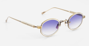 Sato Mirac | AG/HC-1 - Runde Luxus Sonnenbrille aus Titan, hergestellt in Japan