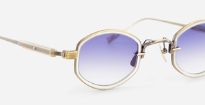 Sato Mirac | AG/HC-1 - Runde Luxus Sonnenbrille aus Titan, hergestellt in Japan