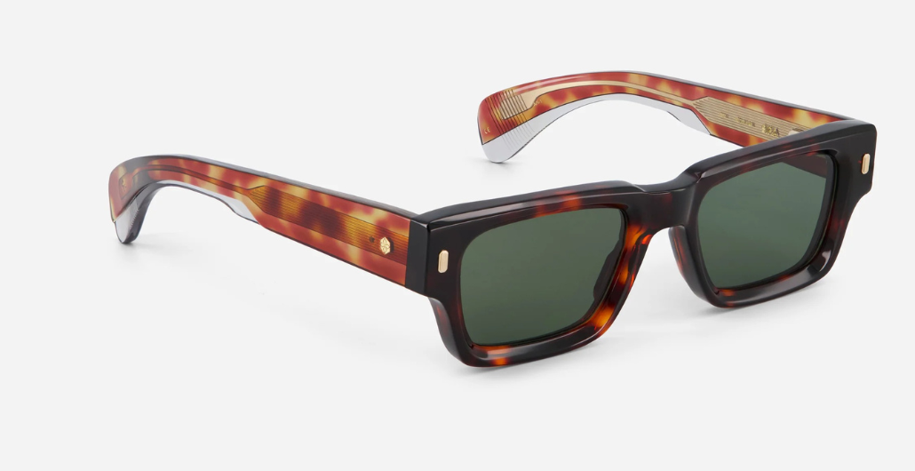 Sato Sira | AR-1 - Luxus-Sonnenbrille aus Acetat, hergestellt in Japan - eckige Rahmen