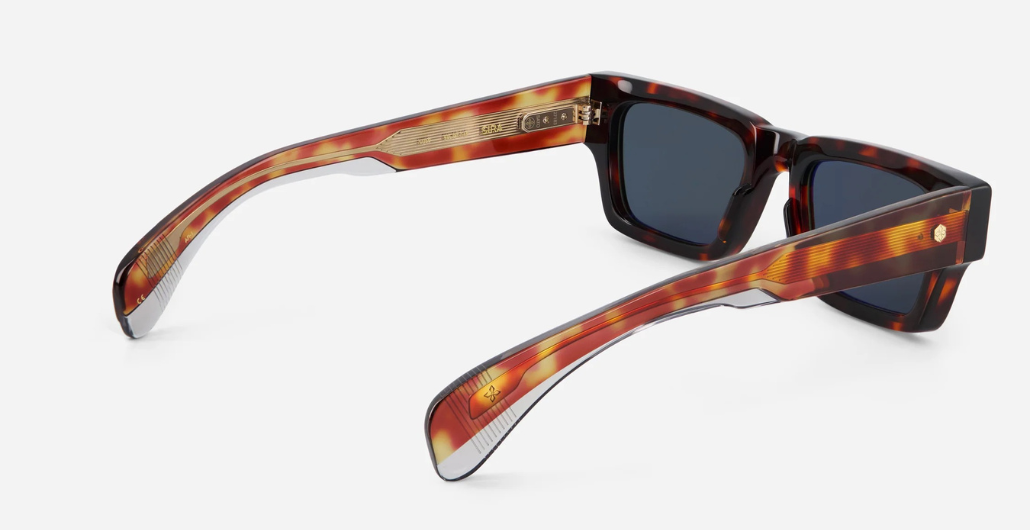 Sato Sira | AR-1 - Luxus-Sonnenbrille aus Acetat, hergestellt in Japan - eckige Rahmen