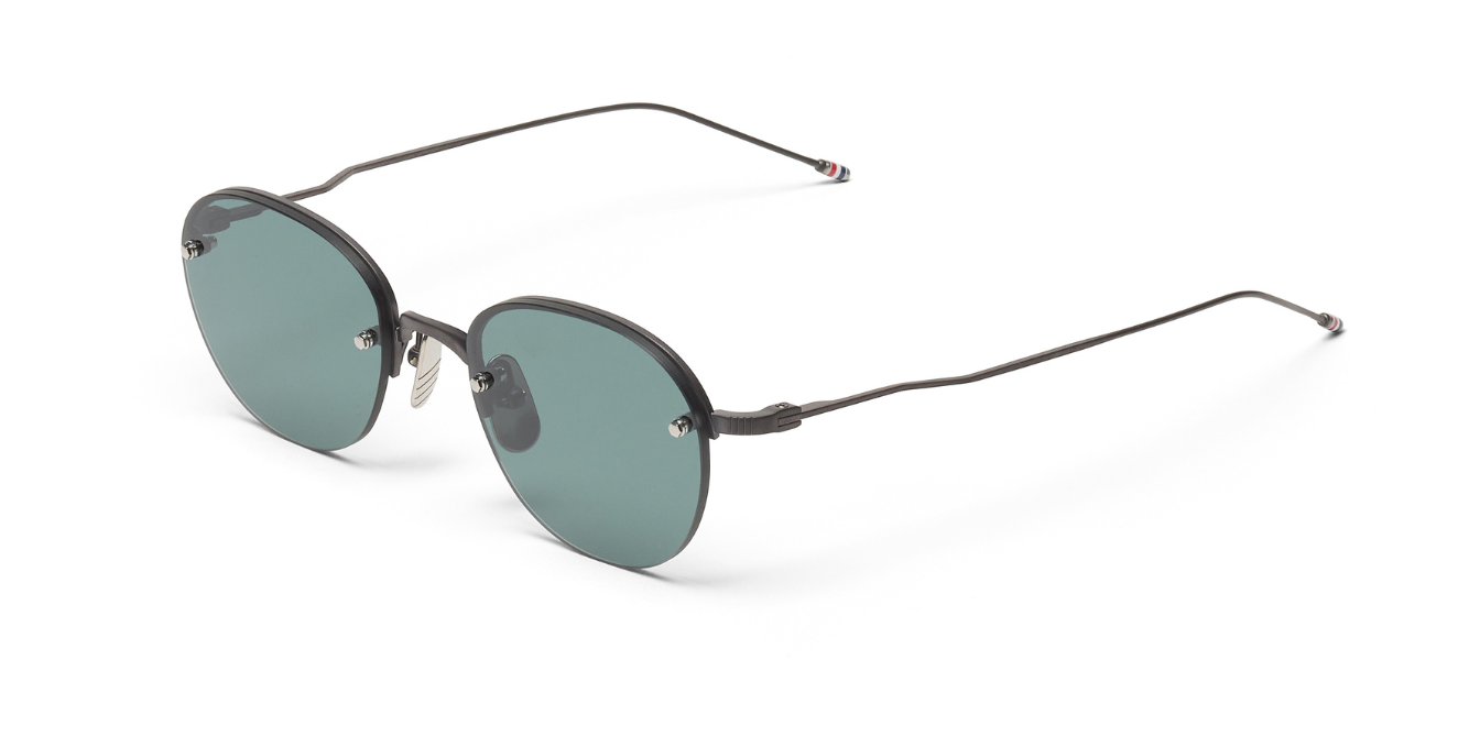 Thom Browne 959A | 005 Sonnenbrille in Schwarz - in Japan hergestellte Luxusbrille aus Titan