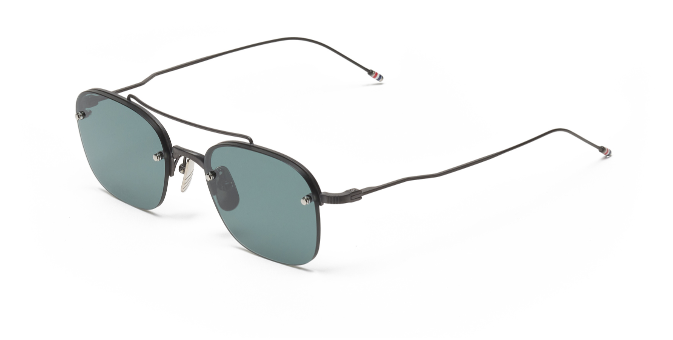 Thom Browne 960A | 005 Sonnenbrille in Schwarz - in Japan hergestellte Luxusbrille aus Titan