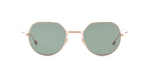 Thom Browne 935A | 710 Luxussonnenbrille mit goldenem Rahmen und grünen Gläsern