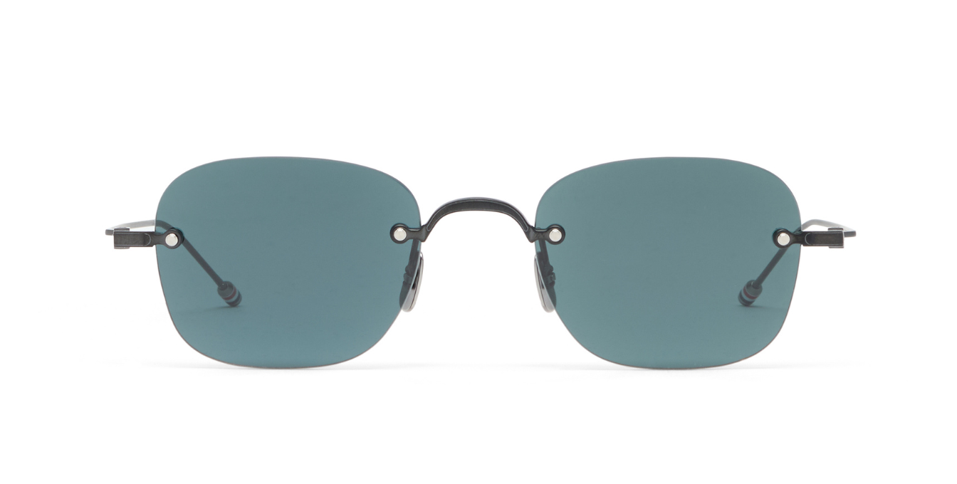 Thom Browne 961A | 005 Sonnenbrille in Schwarz - in Japan hergestellte Luxusbrille aus Titan