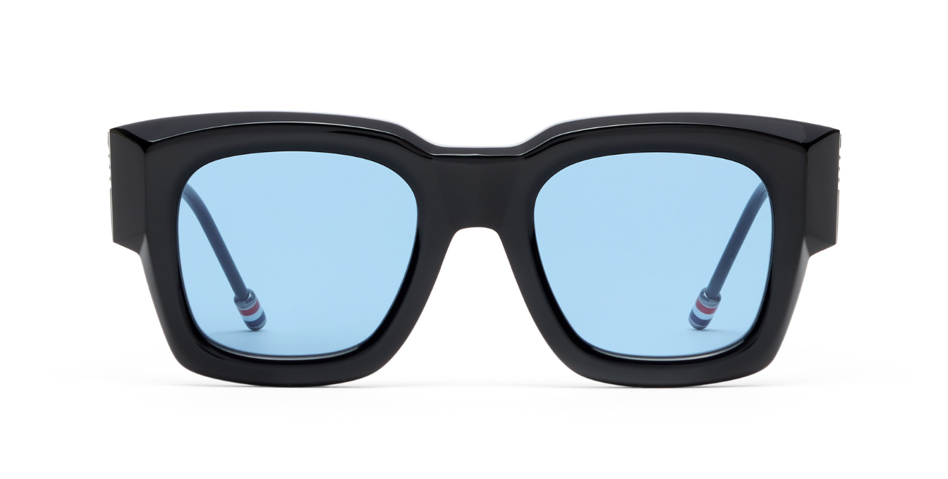 Thom Browne 950A | 001 Sonnenbrille in Schwarz - in Japan hergestellte Luxusbrille aus Acetat