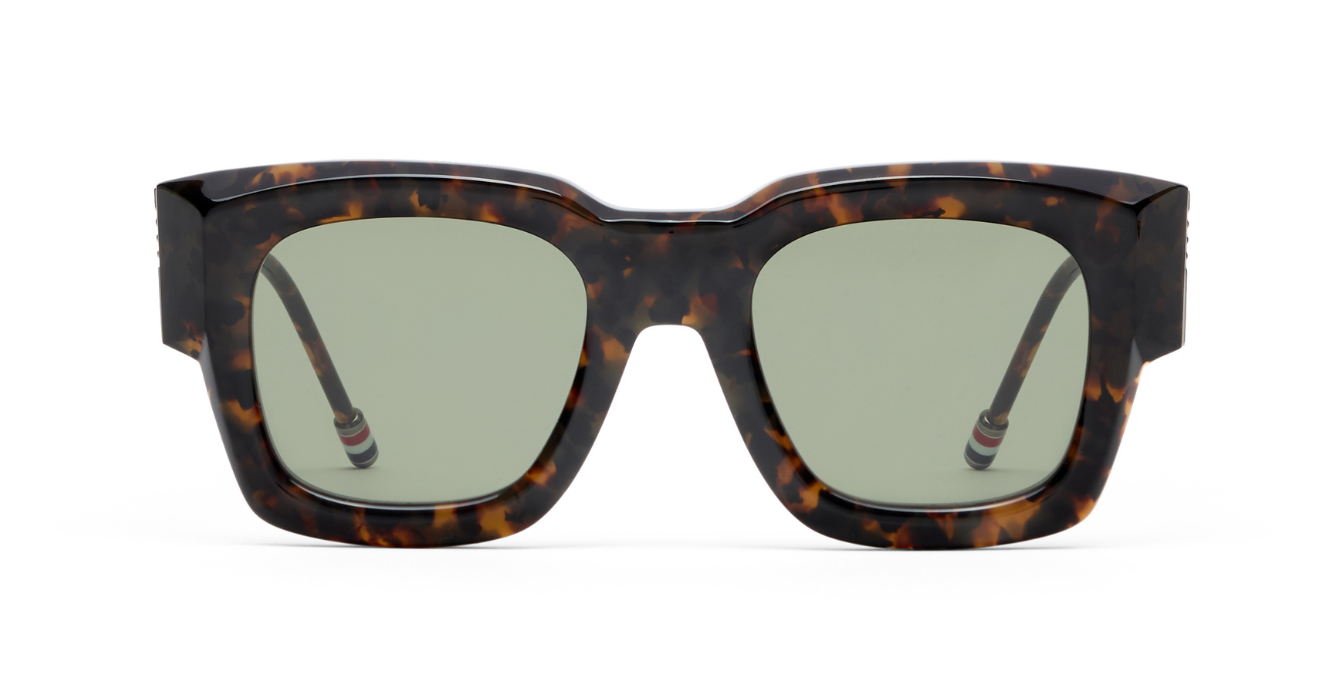 Thom Browne 950A | 205 Sonnenbrille in Braun - in Japan hergestellte Luxusbrille aus Acetat