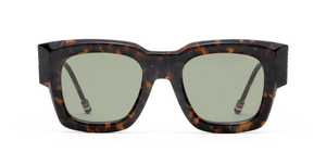 Thom Browne 950A | 205 Sonnenbrille in Braun - in Japan hergestellte Luxusbrille aus Acetat